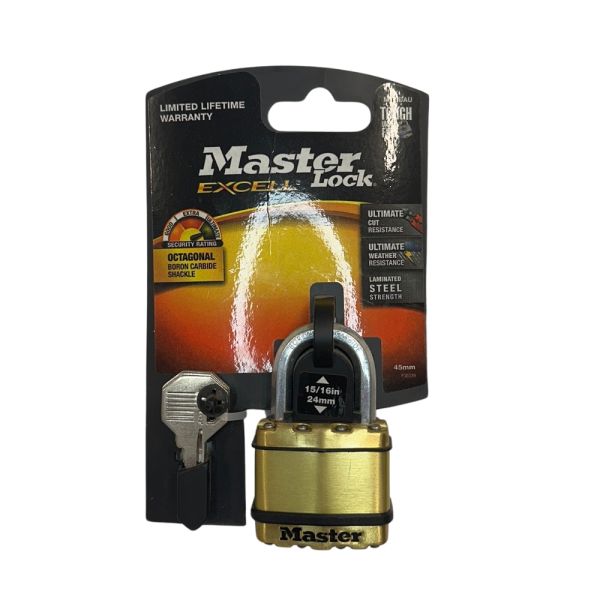 PADLOCK EXCELL LAMINATED 45MM