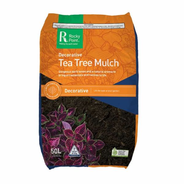 TEA TREE MULCH 50L BAG ROCKY POINT