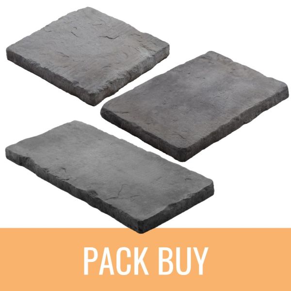BRADSTONE PAVER BRUNSWICK 6M2 PACK - 16 OF EACH SIZE