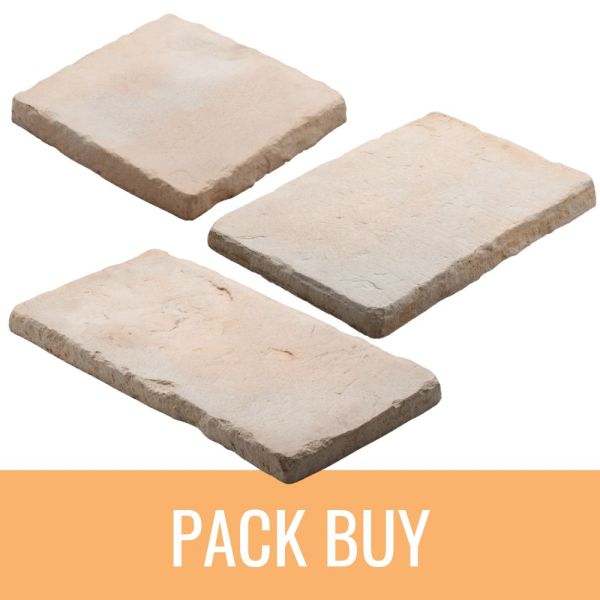 BRADSTONE PAVER BRUNSWICK 12M2 PACK - 30 OF EACH SIZE