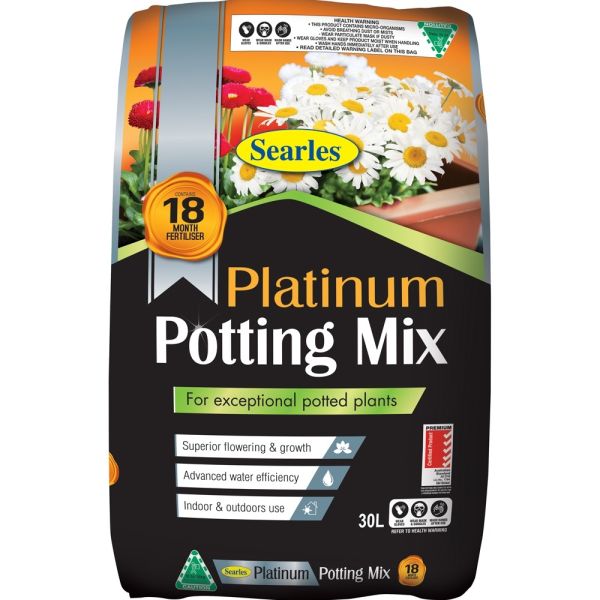 PLATINUM POTTING MIX 30L SEARLES