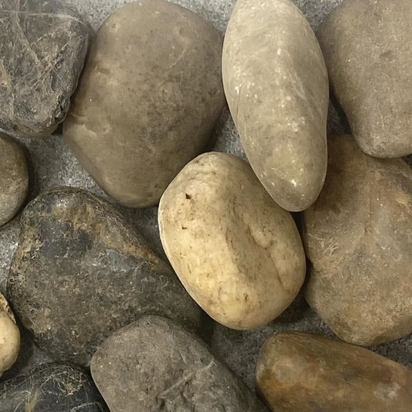 PEBBLE POLISHED MIXED 50mm-70mm 20kg
