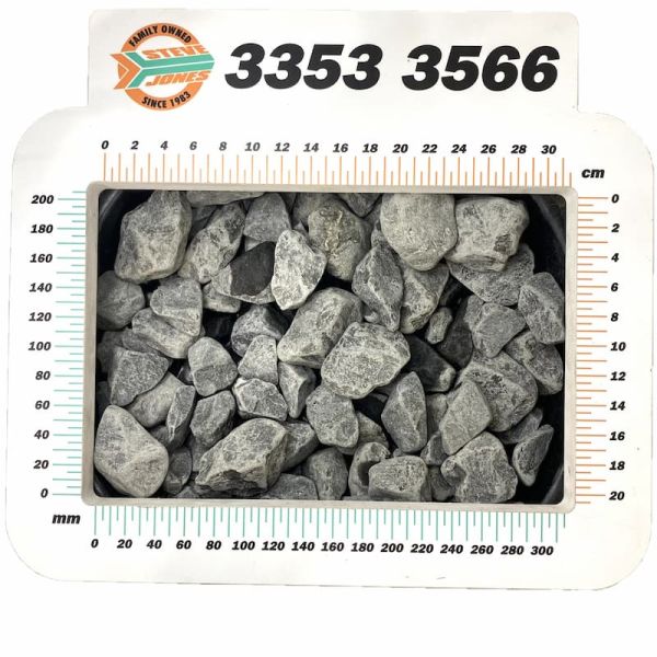 40mm TUMBLED BLACK STONE m3 | Steve Jones Landscaping