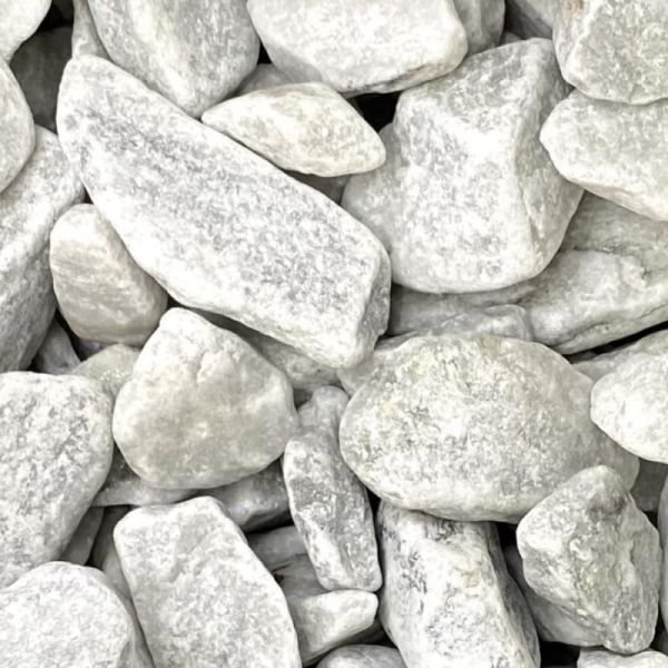 40mm TUMBLED WHITE STONE m3