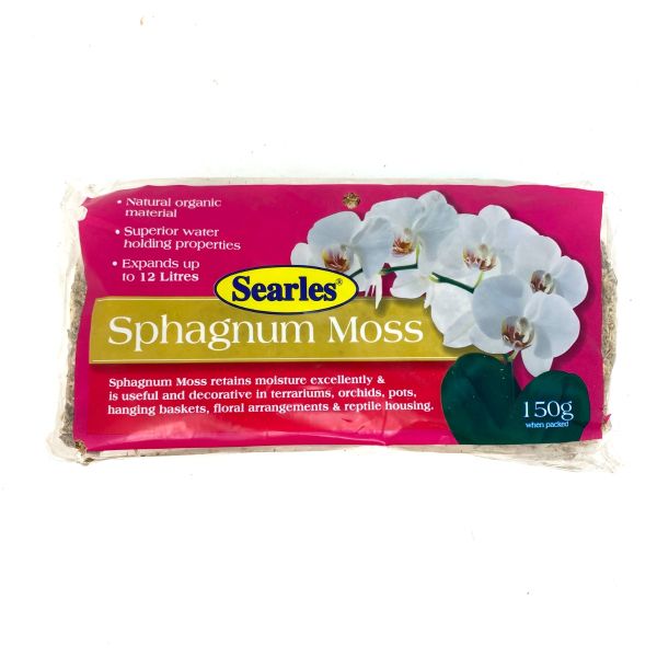 SPHAGNUM MOSS 150g SEARLES
