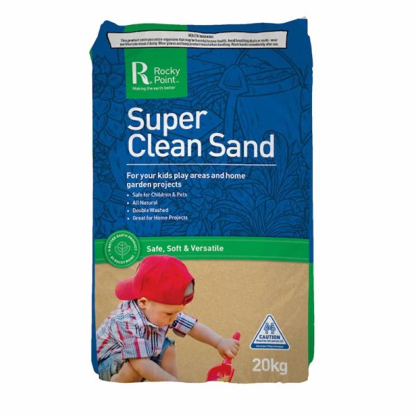 SUPER CLEAN SAND 20kg ROCKY POINT