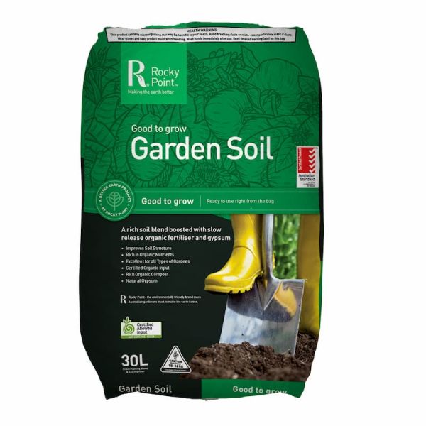 GARDEN SOIL 30L ROCKY POINT