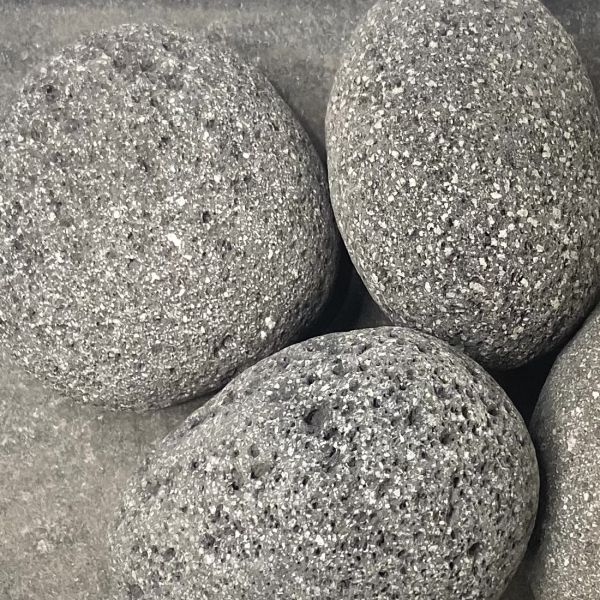 PEBBLE NATURAL CHARCOAL LAVA 120-150mm 15kg