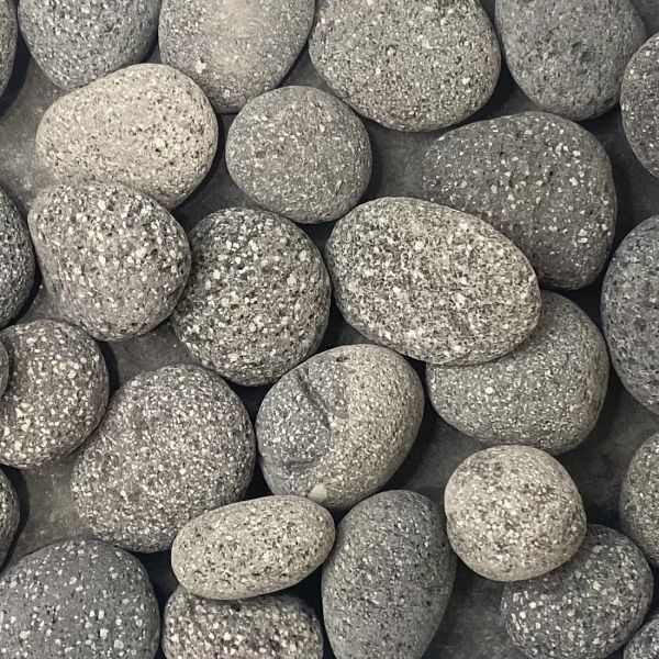 PEBBLE NATURAL CHARCOAL LAVA 50-70mm 15kg