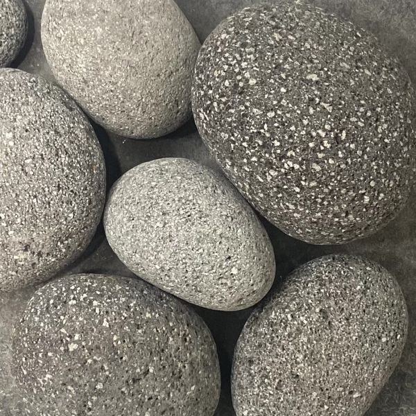 PEBBLE NATURAL CHARCOAL LAVA 90-120mm 15kg