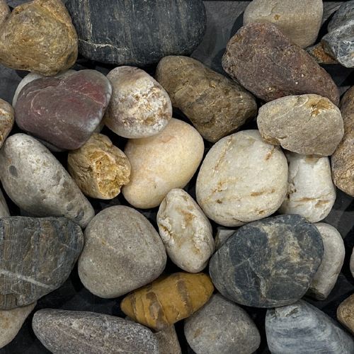 PEBBLE NATURAL ECONOMY MIXED 30-50mm 20kg