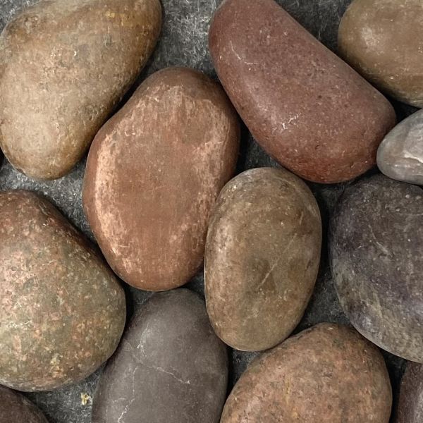 PEBBLE POLISHED RED 50mm-70mm 20kg