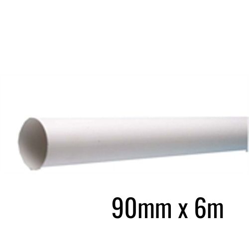 PIPE PVC DWV 90mmx6m SN2