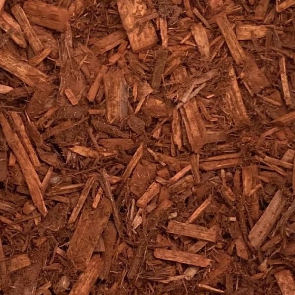 ULURU RED DYED CYPRESS MULCH m3
